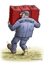 Cartoon: Nobelpreisträger (small) by marian kamensky tagged nobelpreis,schwedische,akademie,friedenspreis