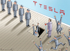 Cartoon: NUR NAZIS BEHALTEN DIE ARBEIT (small) by marian kamensky tagged hamas,greift,israel,an,hilfsbereiter,elon,musk,cybertruck,tesla