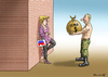 Cartoon: Nutte Donald (small) by marian kamensky tagged trump erdogan putin populismus