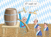 Cartoon: O zapft is! (small) by marian kamensky tagged oktoberfest,merz,söder,chrupalla,aiwanger