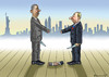 Cartoon: OBAMA UND PUTIN IN NY (small) by marian kamensky tagged un,resoöution,kongress,obama,und,putin,in,ny