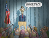 Cartoon: Ohnmächtigste Mann der Welt (small) by marian kamensky tagged newtown,usa,massaker,in,der,schule,waffenlobby,obama,waffengesetzt