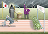 Cartoon: Olympia in Tokio (small) by marian kamensky tagged olympia,in,tokio