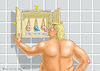 Cartoon: ORANGE PROBLEMS (small) by marian kamensky tagged obama,trump,präsidentenwahlen,usa,baba,vanga,republikaner,inauguration,demokraten,wikileaks,faschismus