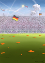 Cartoon: Oranje Fetzen (small) by marian kamensky tagged fussbal,em