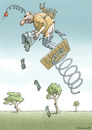 Cartoon: Osterkonsumwahnsinn (small) by marian kamensky tagged ostern hase eier easter season