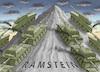 Cartoon: PANZERGIPFEL IN RAMSTEIN (small) by marian kamensky tagged flucht,aus,cherson,putin,energieterror,weihnachtsgenozid,in,der,ukraine,olaf,untewegs,nach,ramstein