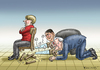 Cartoon: Parteiensägen (small) by marian kamensky tagged wahlen,in,meklennburg,vorpommern,npd,afd,jörg,meuthen,horst,seehofer,merkel,csu,cdu