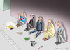 Cartoon: PARTEISPENDEN (small) by marian kamensky tagged parteispenden,afd