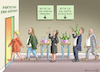 Cartoon: PARTEITAG DER GRÜNEN (small) by marian kamensky tagged parteitag,der,grünen