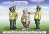 Cartoon: PEGIDA FEST IM GRIFF (small) by marian kamensky tagged dresden,pegida,bayern,seehofer,föüchtlinge,sichere,herkunftsländer