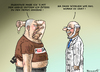 Cartoon: PEGIDIOT BEIM ARZT (small) by marian kamensky tagged santa,klaus,weihnachten,geschenke,pegida,dresden,bescherung