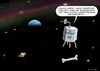 Cartoon: PLUTO (small) by marian kamensky tagged pluto,new,horizons