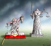 Cartoon: POLEN IST VERLOREN (small) by marian kamensky tagged polen,faschismus,rassismus,pis,justitia,nationalismus,kazyinski