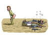 Cartoon: Dirty Harry hat getötet (small) by marian kamensky tagged dirty,harry,the,queen,england,monarchie,skandale