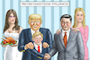 Cartoon: PROTEKTIONISTISCHE DIPLOMATIE (small) by marian kamensky tagged obama trump präsidentenwahlen usa baba vanga republikaner inauguration demokraten wikileaks faschismus