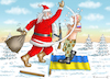 Cartoon: PUTINS BESCHERUNG (small) by marian kamensky tagged putins bescherung ukraine provokation