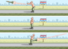 Cartoon: PUTINS SELBSTBESCHUSS IN BELGORO (small) by marian kamensky tagged putins,selbstbeschuss,in,belgorod