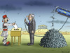 Cartoon: QUALEN IN GRIECHENLAND (small) by marian kamensky tagged alexis,tsipras,griechenland,rettungsschirm,eu,referendum,qualen,in,griechenlandgriechowestern