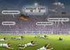 Cartoon: Ramadanfussball (small) by marian kamensky tagged fifa,wm,brasilien,katar,korruption,fussball,sepp,blatter,algerien,ramadan,papst,franziskus