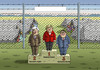 Cartoon: REISEZENTRUMLAGER (small) by marian kamensky tagged eu,flüchtlinge,asyl,politik,willkommenskultur,terrorismus,heidenau,horst,seehofer,bayern