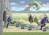 Cartoon: REZESSION (small) by marian kamensky tagged merkel,seehofer,unionskrise,csu,cdu,flüchtlinge,kontrollzentren,für,salvini,defizit,plastiktütenverbot