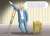 Cartoon: ROSTIGE STRICKNADEL IN CHRUPALLA (small) by marian kamensky tagged rostige,stricknadel,in,chrupallas,arm