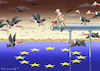 Cartoon: SADISTISCHE DROSSELUNG (small) by marian kamensky tagged putins,bescherung,ukraine,provokation,swift,nato,osterweiterung