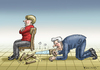 Cartoon: SÄGER SEEHOFER (small) by marian kamensky tagged eu,flüchtlinge,asyl,politik,willkommenskultur,terrorismus,heidenau,horst,seehofer,bayern