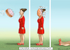 Cartoon: SAHARA WAGENKNECHT (small) by marian kamensky tagged wagenknecht,sammlungsbewegung,aufstehen,die,linke