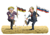 Cartoon: Sanktionenkrieg (small) by marian kamensky tagged vitali,klitsccko,ukraine,janukowitsch,demokratie,gewalt,bürgerkrieg,timoschenko