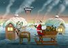 Cartoon: SANTA AMAZON (small) by marian kamensky tagged santa,amazon