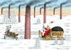 Cartoon: SANTA COAL TRUMP (small) by marian kamensky tagged obama,trump,präsidentenwahlen,usa,baba,vanga,republikaner,inauguration,demokraten,wikileaks,faschismus,jamal,khashoggi