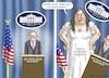 Cartoon: SARAH HUCKABEE SANDERS (small) by marian kamensky tagged sarah huckabee sanders spicer trump