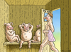 Cartoon: SAU NA (small) by marian kamensky tagged sau,na