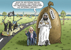 Cartoon: Schäubles Mautvorschlaghammer (small) by marian kamensky tagged maut,csu,cdu,dobrindt,für,ausländer,schäuble