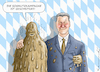 Cartoon: SCHMUTZKAMPAGNE GESCHEITERT (small) by marian kamensky tagged unschuldslamm,aiwanger,bayerische,polizei