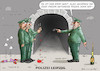 Cartoon: SCHNELLER FAHNDUNGSERFOLG (small) by marian kamensky tagged silvester,in,leipzig