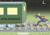 Cartoon: SCHOLZ-ZUG (small) by marian kamensky tagged scholz,zug