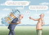 Cartoon: SCHOLZ BEGEGNET PUTIN (small) by marian kamensky tagged wartungsarbeiten,an,nord,stream