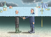 Cartoon: SCHOLZ BESUCHT BAYERN (small) by marian kamensky tagged habeck,besucht,fluten,in,bayern,söder,klimawandel,genderverbot,scholz