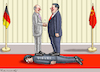 Cartoon: SCHOLZ BESUCHT XI UND VW-UIGUREN (small) by marian kamensky tagged scholz,besucht,xi,und,vw,uiguren