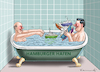 Cartoon: SCHOLZ SCHENKT DEN HAFEN AN XI (small) by marian kamensky tagged scholz,hamburger,hafen,china,investition
