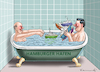 Cartoon: SCHOLZ SCHENKT DEN HAFEN AN XI (small) by marian kamensky tagged scholz,hamburger,hafen,china,investition