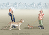 Cartoon: Scholz versus Putin (small) by marian kamensky tagged putins,bescherung,ukraine,provokation,swift,olaf,scholz,cum,ex,nato,osterweiterung,panzerlieferant