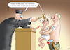 Cartoon: SCHRÖDER UND MÜTTERCHEN RUSSLAND (small) by marian kamensky tagged putins,bescherung,ukraine,provokation,swift,nato,osterweiterung,schröder