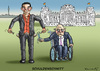 Cartoon: SCHULDENSCHNITT (small) by marian kamensky tagged alexis,tsipras,griechenland,rettungsschirm,eu,sachäuble,griechowestern