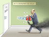 Cartoon: SCHULZ VERSUS MERKEL (small) by marian kamensky tagged merkel,versus,schulz,wahlkampf,2017,tv,duell,spd,cdu