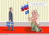 Cartoon: SCHWEDENS NATO-BEITRITT (small) by marian kamensky tagged schwedens,nato,beitritt