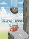 Cartoon: Schweizer Bär M13 (small) by marian kamensky tagged schweizer,berge,bär,m13,tierschutz,tourismus